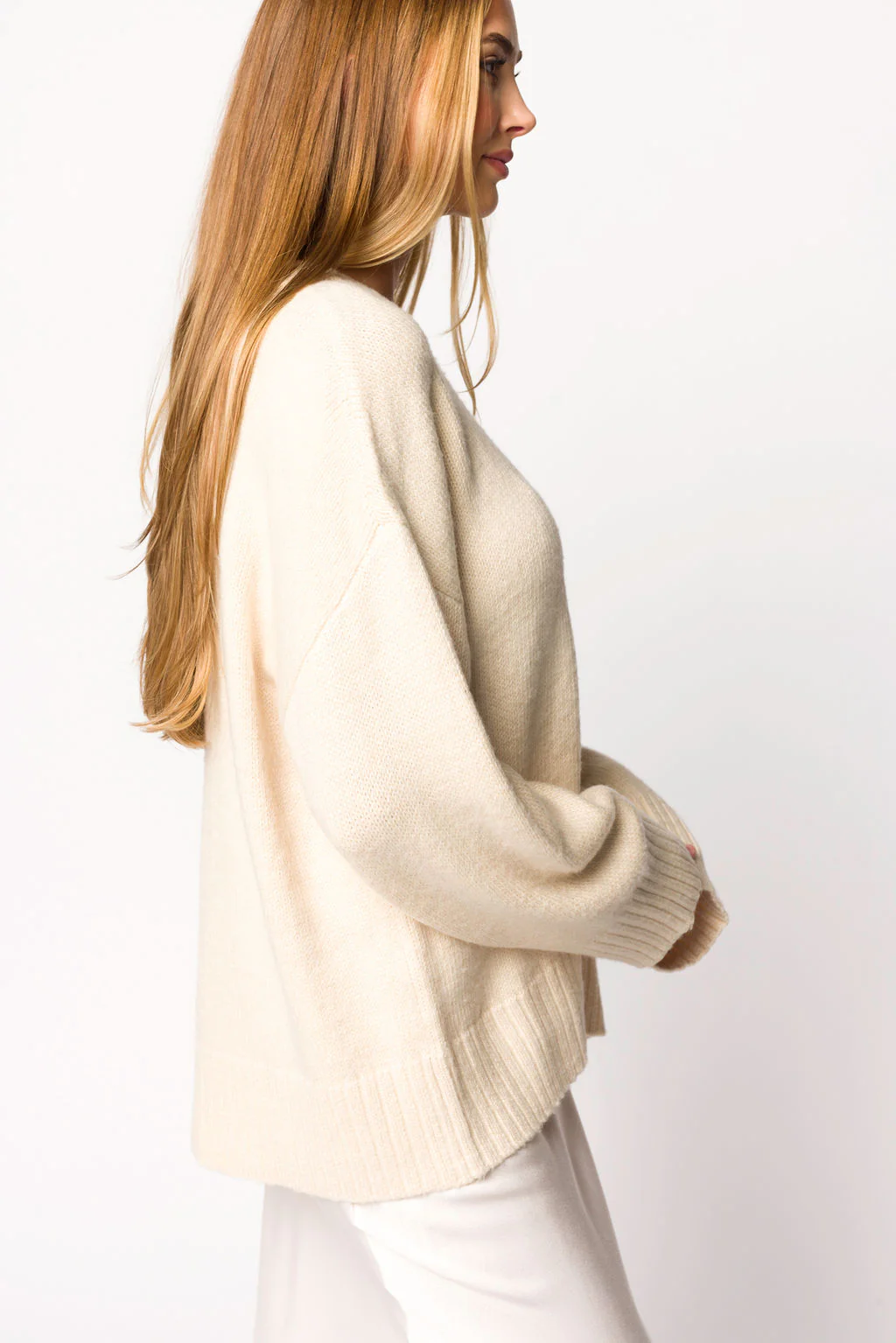 Fair Isle Sweater in Cream - Iieemm