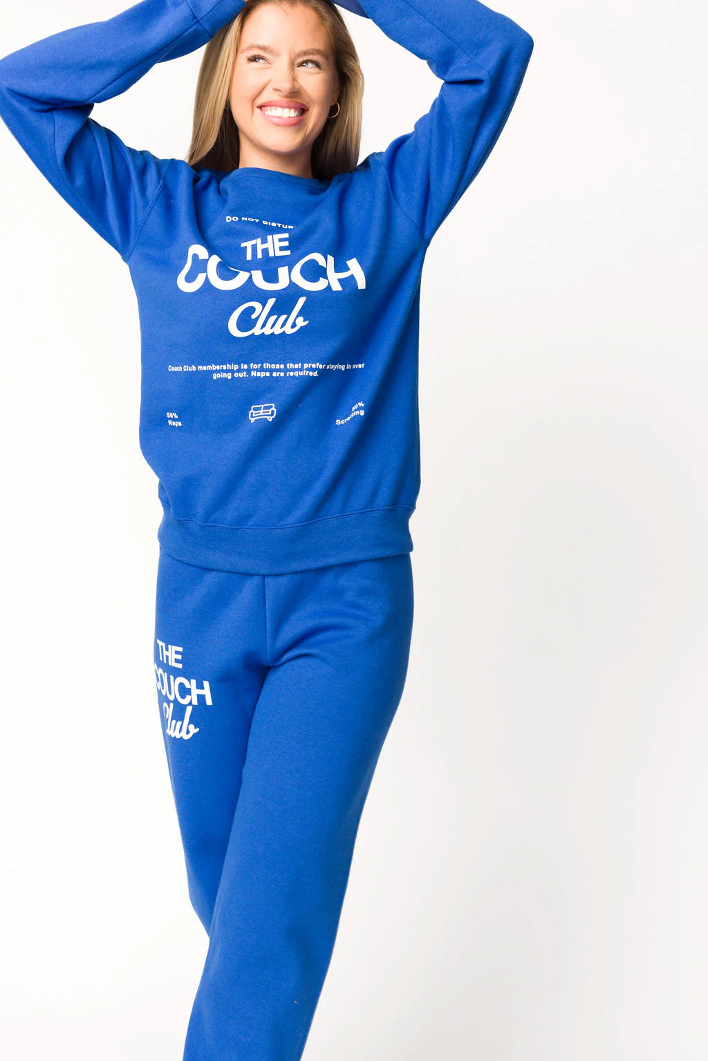 Couch Club Sweatpants in Royal Blue - Iieemm
