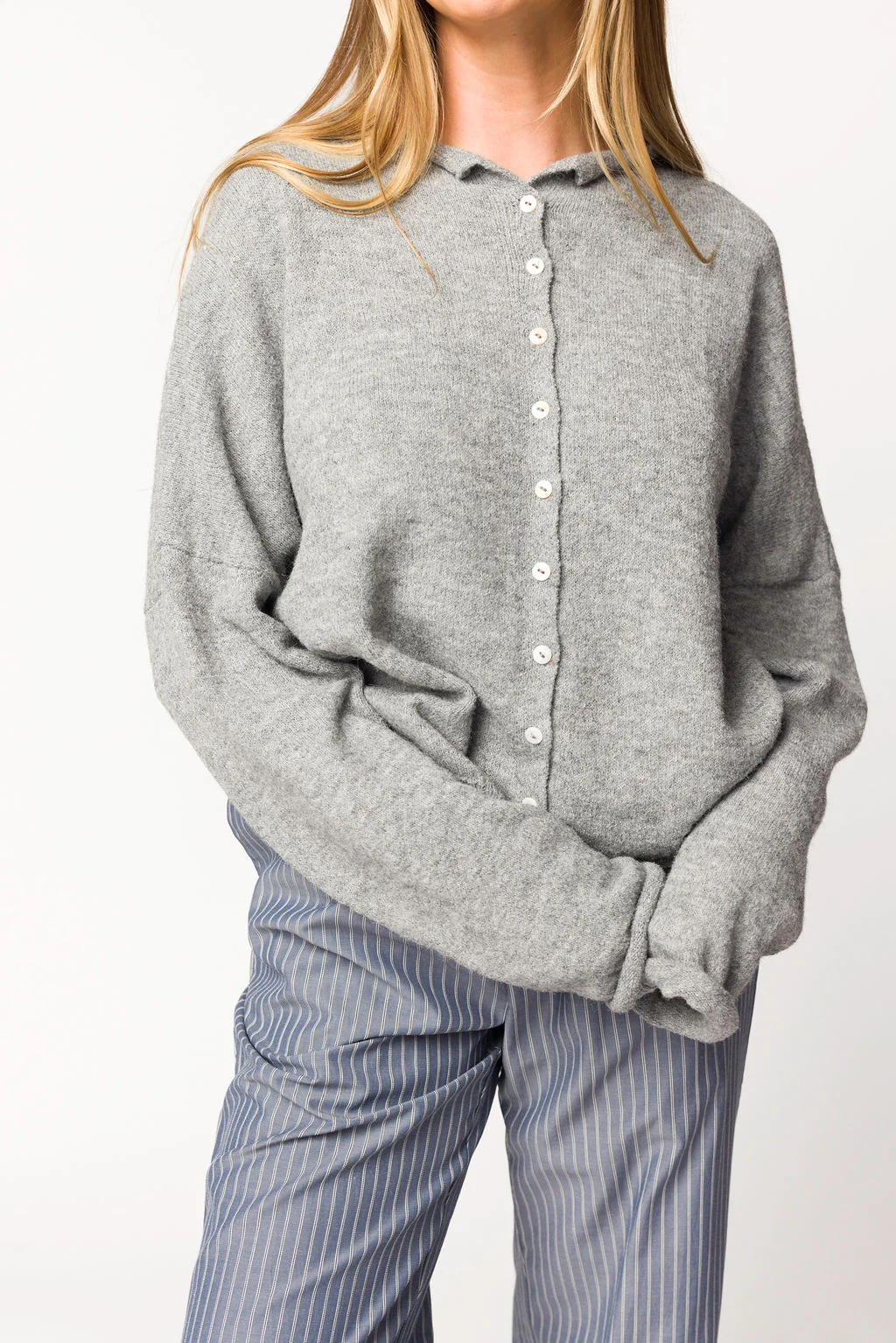 Piper Cardigan in Heather Grey - Iieemm
