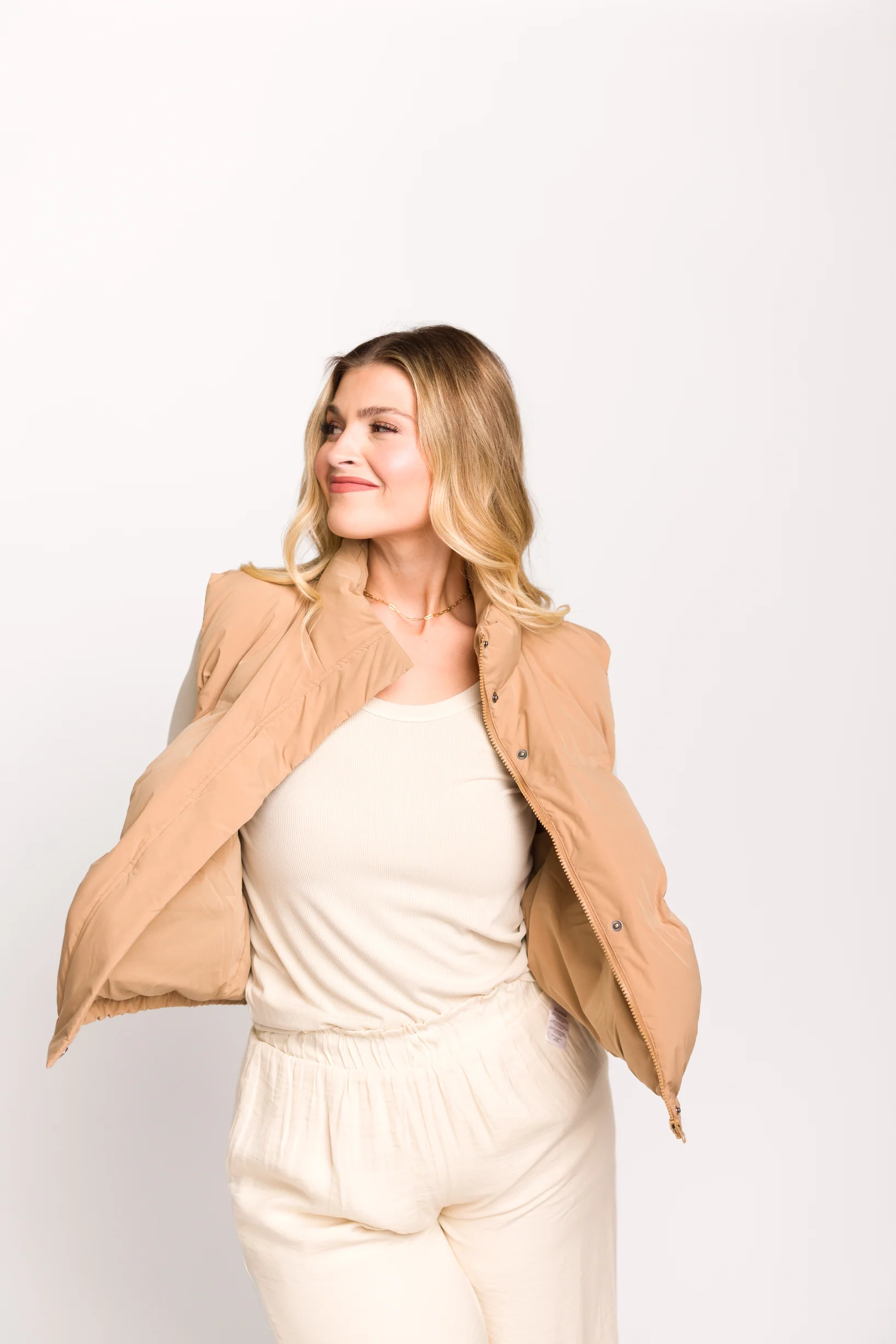 Aspen Vest in Tannin - Iieemm