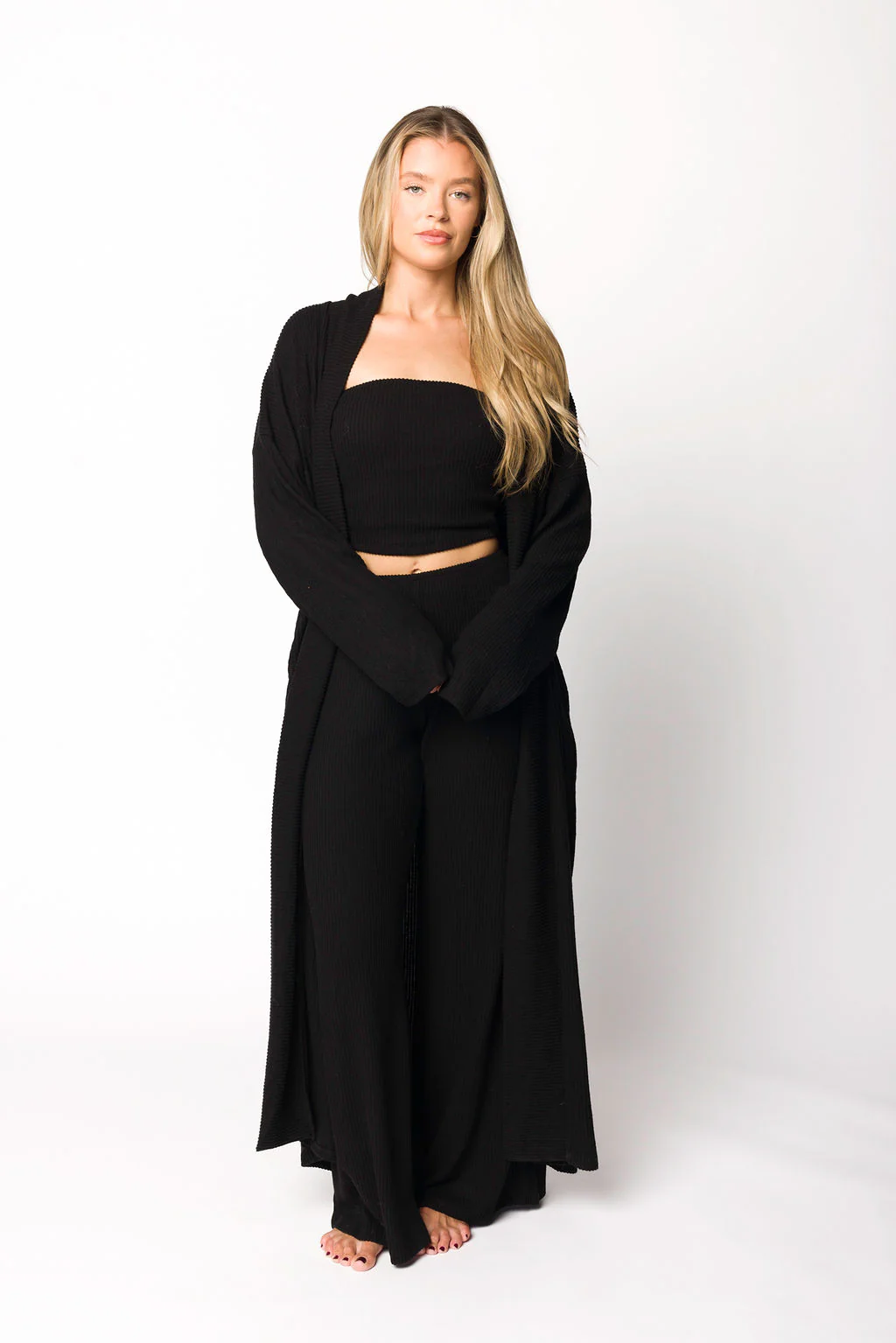 Yacht Club 3 Piece Tube Top Set in Ink - Iieemm