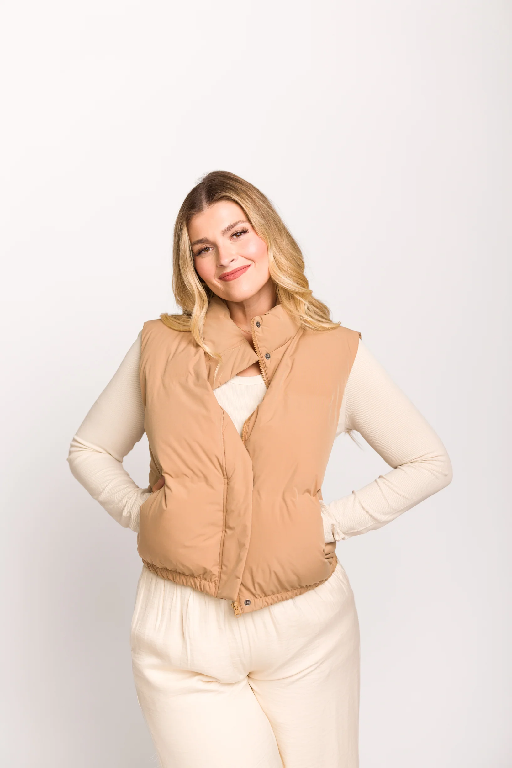 Aspen Vest in Tannin - Iieemm