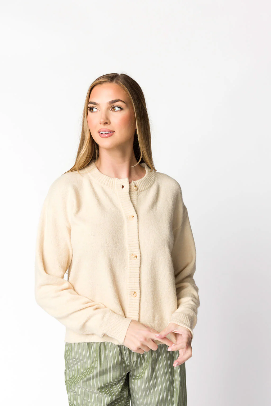 Gillian Sweater in Oatmeal - Iieemm