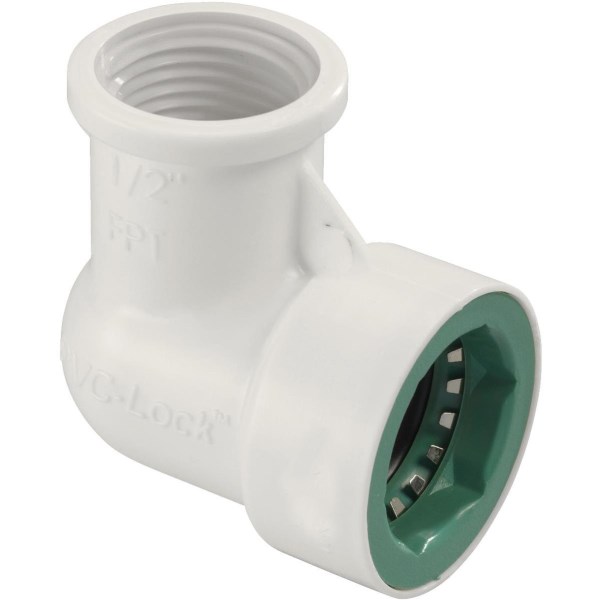 Orbit 1/2 In. x 1/2 In. FPT PVC-Lock Elbow - Iieemm