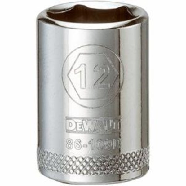 Metric Shallow Socket, 6-Point, 1/4-In. Drive, 12mm - Iieemm