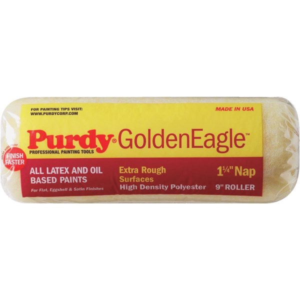 Purdy Golden Eagle 9 In. x 1-1/4 In. Knit Fabric Roller Cover - Iieemm