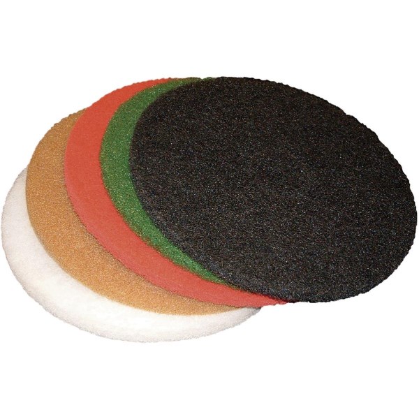 Virginia Abrasives 17 In. White Polishing Pad - Iieemm