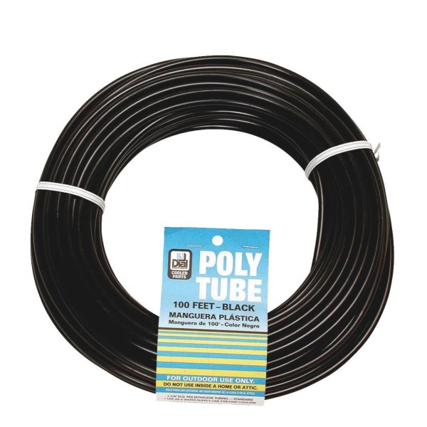 Dial 1/4 In. OD x 1000 Ft. L Black Poly Tubing - Iieemm