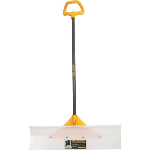 True Temper 30 In. Nylon Snow Pusher with 42 In. Steel Handle - Iieemm