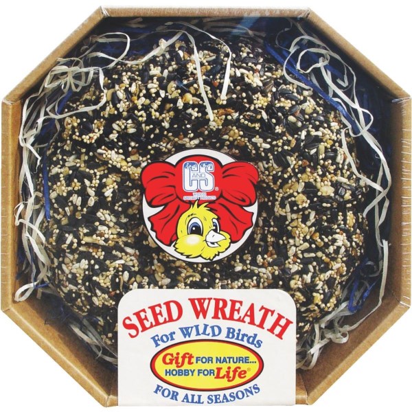 C&S 2.6 Lb. Wild Bird Seed Wreath - Iieemm