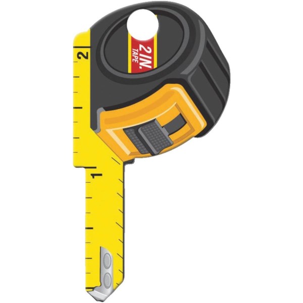 Lucky Line Tape Measure Design Decorative House Key, SC1 - Iieemm