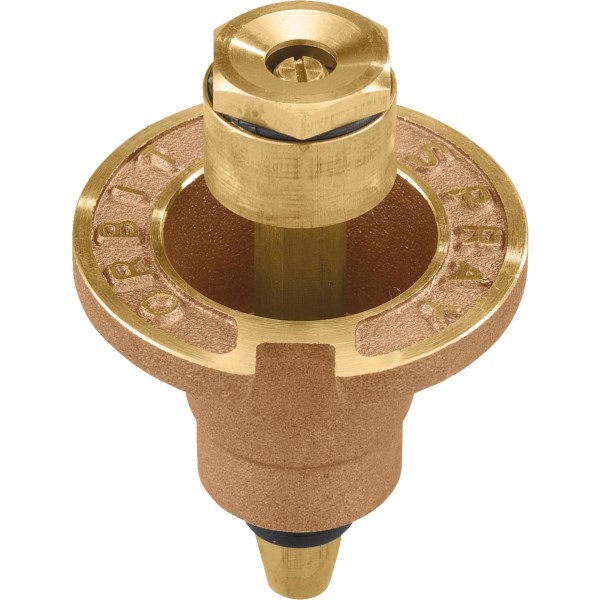 Orbit 1.75 In. Quarter Circle Brass Sprinkler Pop-Up Head - Iieemm
