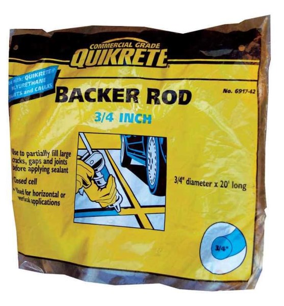 Quikrete 3/4 In. x 20 Ft. Gray Backer Rod - Iieemm