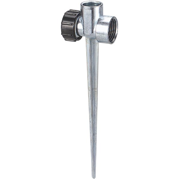 Orbit 1/2 In. Hose Diameter Zinc Stationary Spike Sprinkler Base - Iieemm