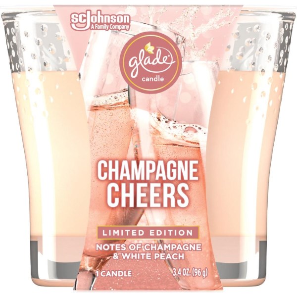 Glade 3.4 Oz. Champagne Cheers Candle - Iieemm