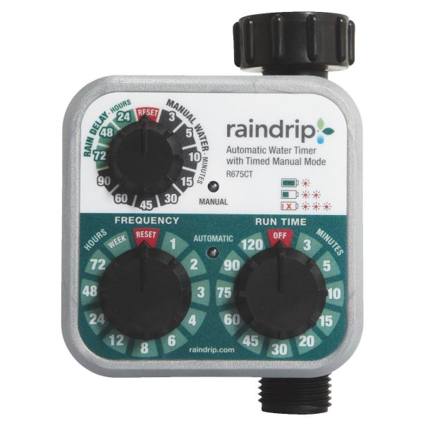 Raindrip 1-Outlet Analog Water Timer - Iieemm