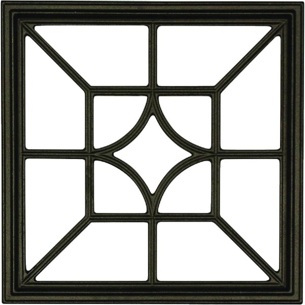 Nuvo Iron 15 In. Square/Diamond Cast Aluminum Gate Insert - Iieemm