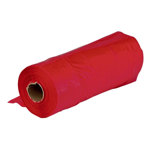 Film Gard 18 In. x 18 In. Red Polyethylene Caution Flag - Iieemm