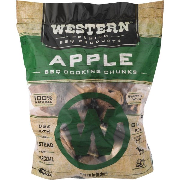 Western 549 Cu. In. Apple Wood Smoking Chunks - Iieemm