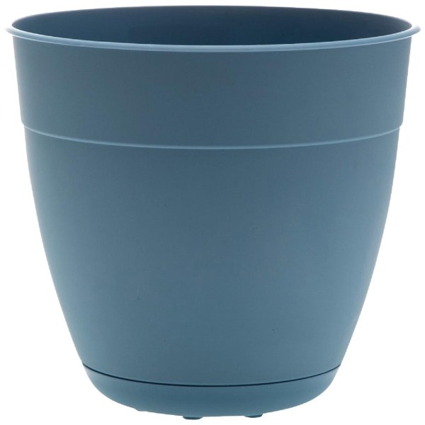 Bloem Ocean Series Dayton 7 In. H. x 7.13 In. Dia. Recycled Ocean Plastic Ocean Blue Planter - Iieemm