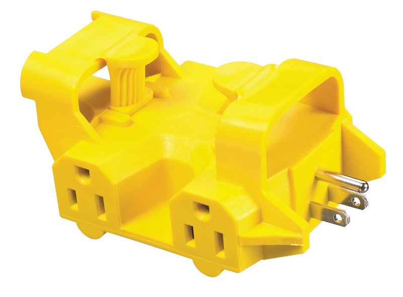 Yellow Jacket Yellow 15A 5-Outlet Outdoor Tap - Iieemm