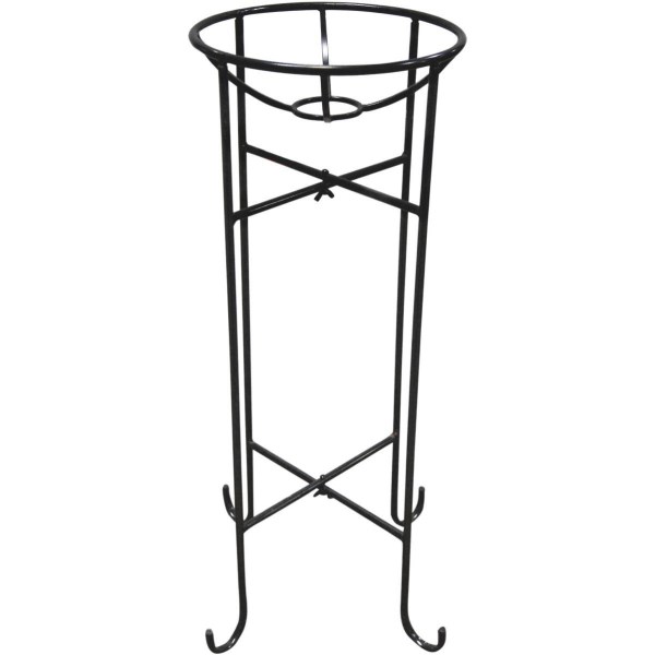 Alpine 13 In. W. x 24 In. H. x 13 In. L. Black Metal Gazing Globe Stand - Iieemm