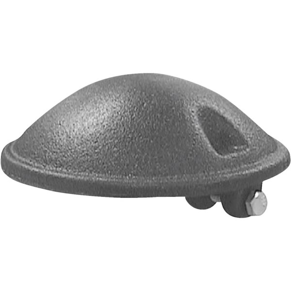 Jones Stephens 3 In. x 4 In. Mushroom Cast Black Iron Vent Cap - Iieemm