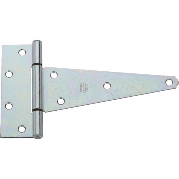 National 8 In. Zinc-Plated Steel Heavy-Duty Tee Hinge (2-Pack) - Iieemm