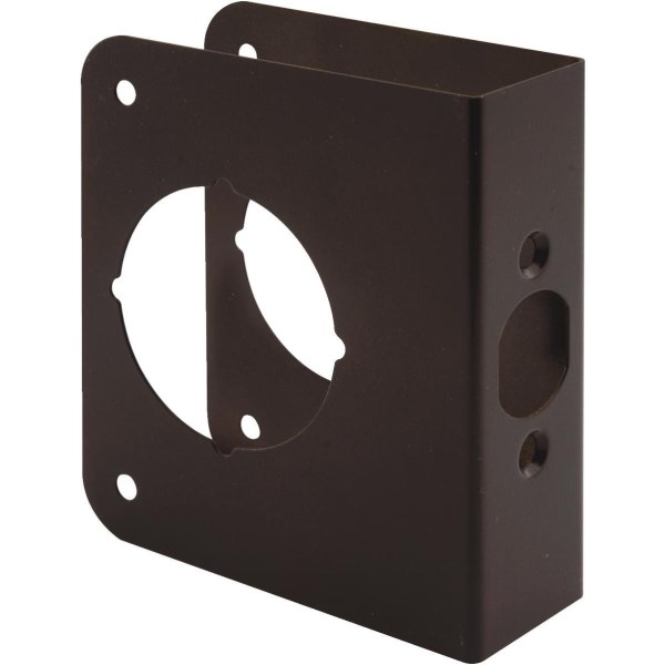 Defender Security 1-3/8 In. Door Thickness Solid Bronze Door Reinforcer - Iieemm