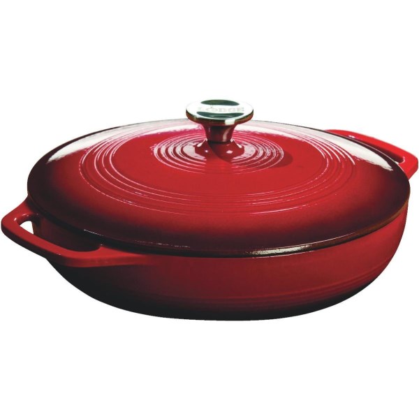 Lodge 3.6 Qt. 11-3/4 In. x 2-1/8 In. Cast Iron Dutch Oven - Iieemm
