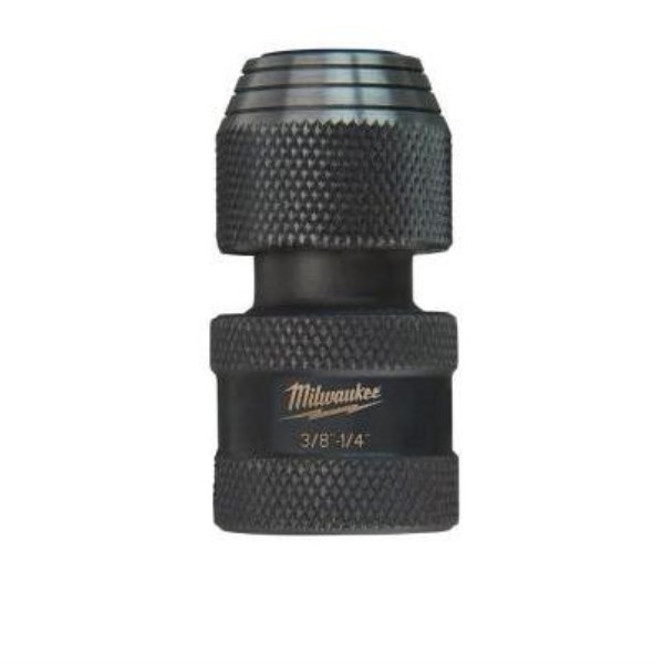 Milwaukee SHOCKWAVE 3/8 In. Square to 1/4 In. Socket Adapter - Iieemm