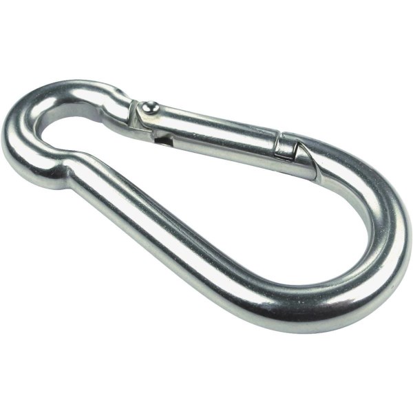 Seachoice 5/16 In. 480 Lb. Polished Stainless Steel Safety Spring Hook All Purpose Snap - Iieemm