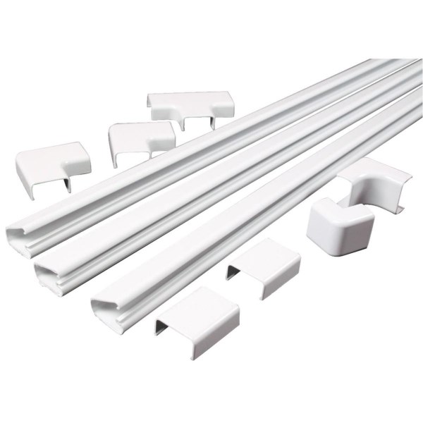 Wiremold CordMate 1 In. x 4 Ft. White Channel - Iieemm