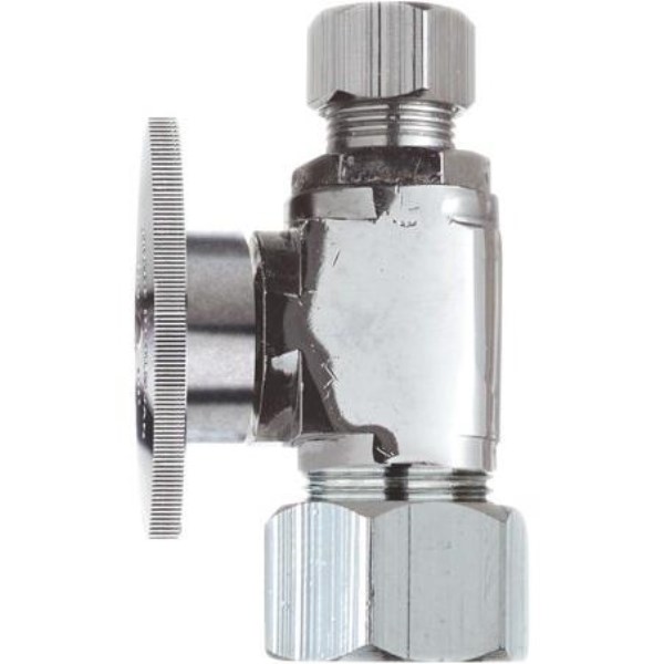 Do it 5/8 In. OD X x 7/16 In. OD or 1/2 In. OD Quarter Turn Straight Valve - Iieemm