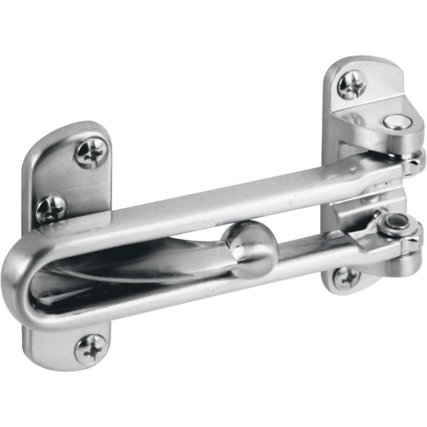 Defender Security Satin Nickel Swing Bar Door Guard - Iieemm