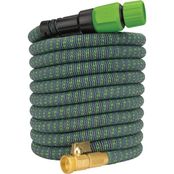 Hydrotech 5/8 In. x 50 Ft. Expandable Burst Proof Hose – Green - Iieemm