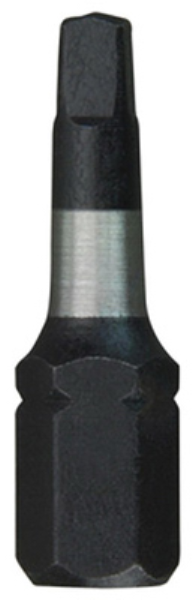 Milwaukee SHOCKWAVE #2 Square Recess 1 In. Insert Impact Screwdriver Bit (2-Pack) - Iieemm