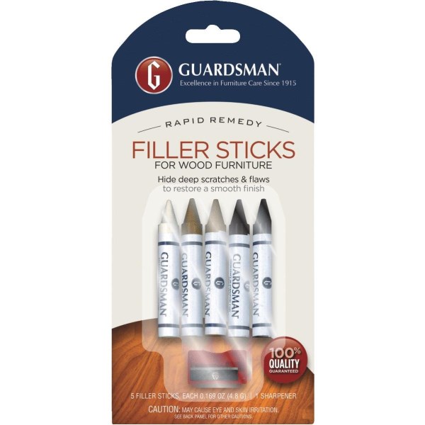 Guardsman Rapid Remedy 5-Color Wood Furniture Filler Sticks - Iieemm