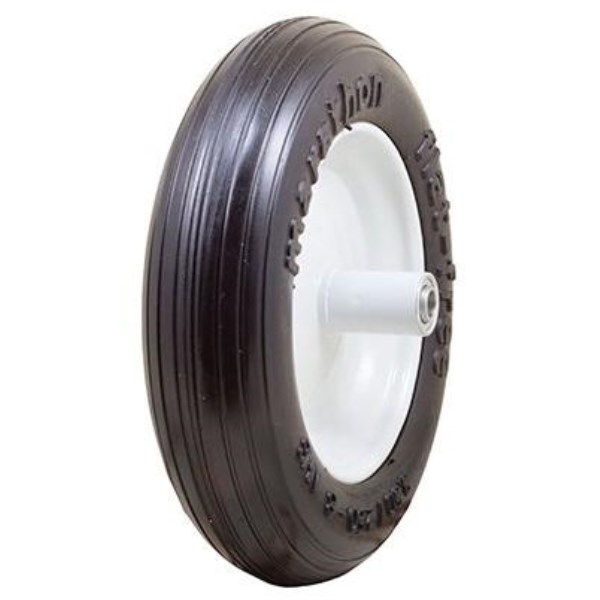 Marathon 13 x 350/250-8 In. Flat Free Wheelbarrow Wheel - Iieemm