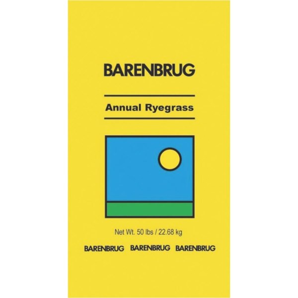 Barenbrug 50 Lb. 6250 Sq. Ft. Coverage 100% Annual Ryegrass Grass Seed - Iieemm