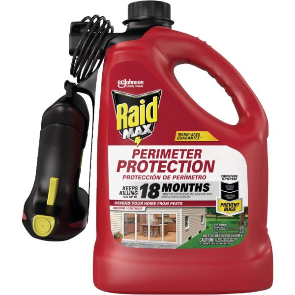 Raid Max Perimeter Protection 1 Gal. Ready To Use Trigger Spray Insect Killer - Iieemm