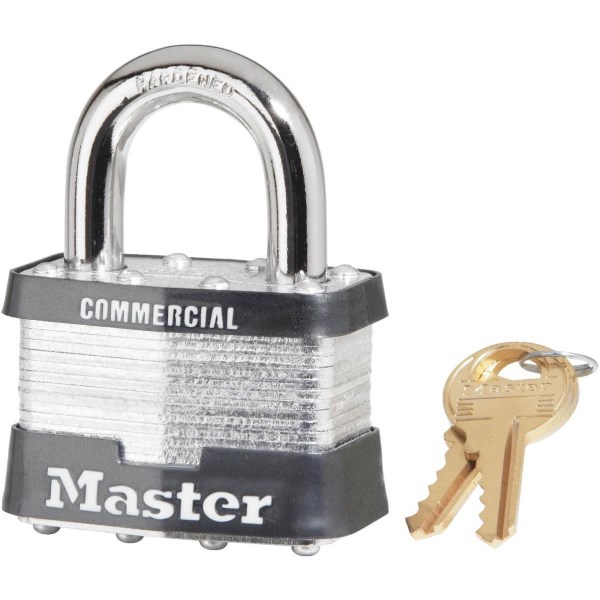 Master Lock A272 2 In. W. 4-Pin Tumbler Keyed Alike Padlock - Iieemm