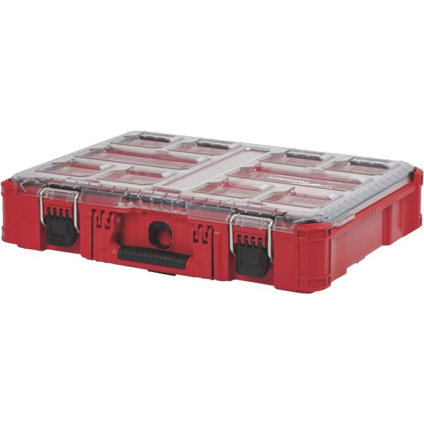 Milwaukee PACKOUT 15 In. W x 4.50 In. H x 19.75 In. L Small Parts Organizer with 10 Bins - Iieemm
