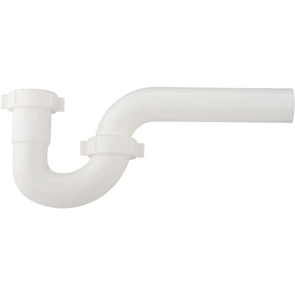 Do it 1-1/2 In., 1-1/4 In. White Plastic P-Trap - Iieemm