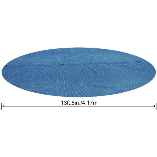 Bestway Flowclear 15 Ft. Round PVC Solar Pool Cover - Iieemm