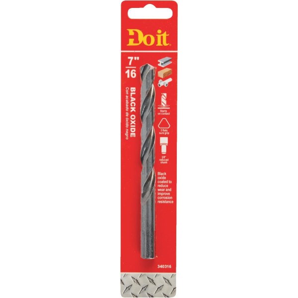Do it 7/16 In. Black Oxide Drill Bit - Iieemm
