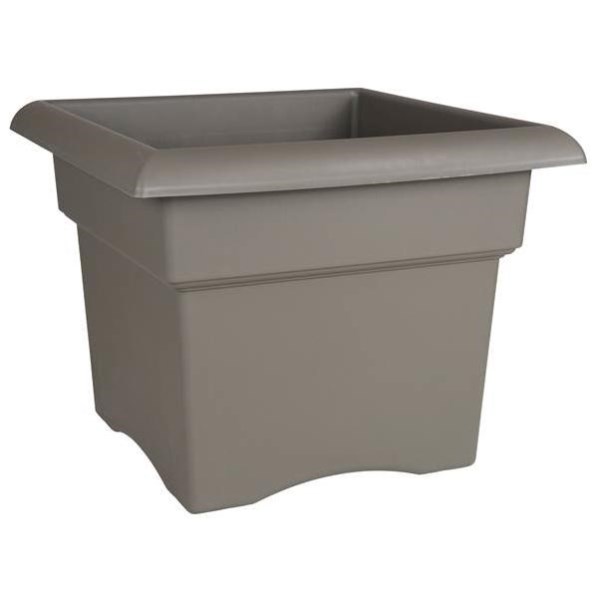 Bloem Veranda 18 In. Resin Charcoal Planter - Iieemm
