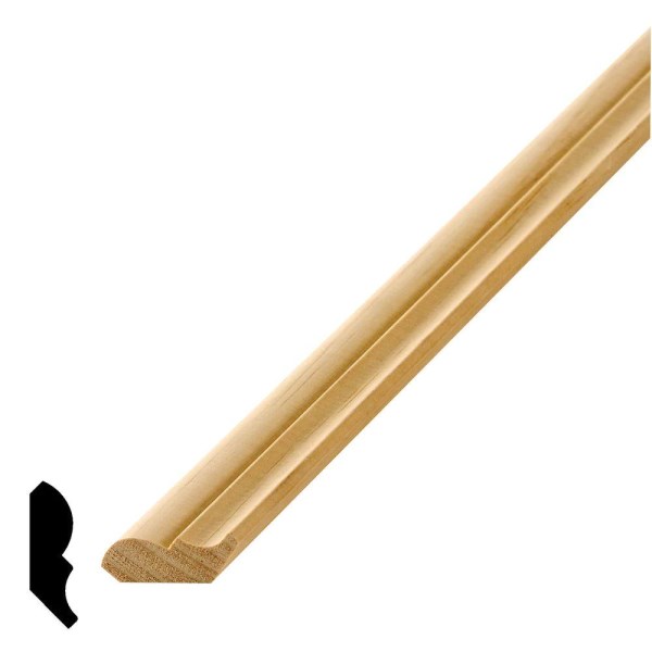 Wm74 9/16″ X 1-3/4″ X 12′ Bed Mould Fjp - Iieemm