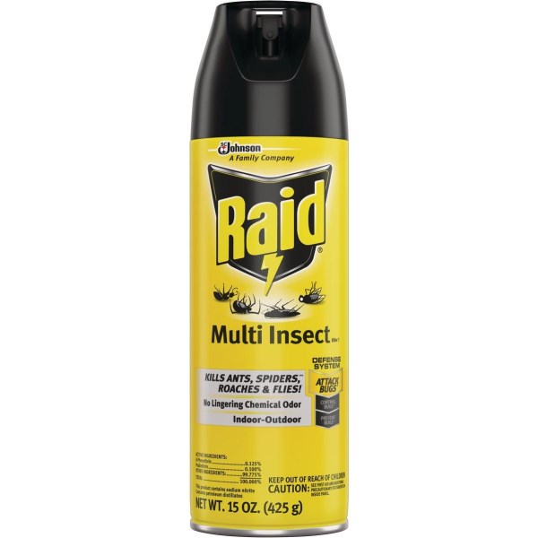 Raid Multi Insect 15 Oz. Aerosol Spray Insect Killer - Iieemm