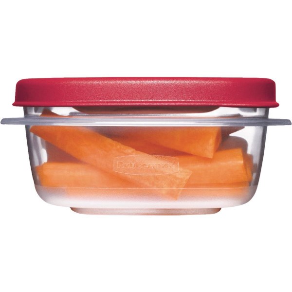 Rubbermaid Easy Find Lids 1.25 C. Clear Round Food Storage Container - Iieemm